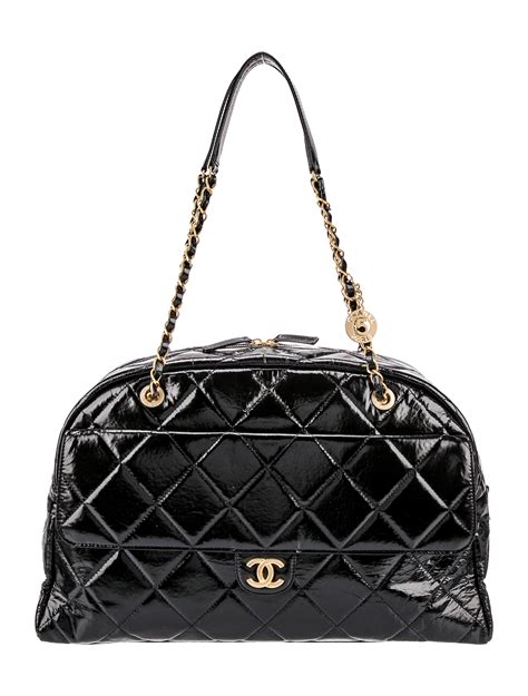 bowling bag chanel|Chanel 2020 large bowling bag.